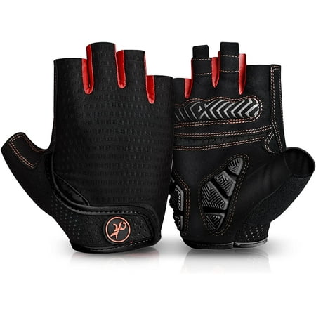 QWZNDZGR Cycling Gloves Bike Gloves for Men/Women-[Breathable Anti-Slip 5MM Gel Pad] Biking Gloves Half Finger Road Bike MTB Bicycle Gloves-for Cycling /Fitness/Motorcycle /Gym/Outdoor Sports