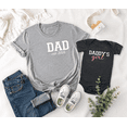 thumbnail image 3 of Dad And Daughter Matching Shirts, Daddy's Girl Tee, First Time Dad Gift, New Dad Est 2026 Family Matching Outfit, 3 of 7