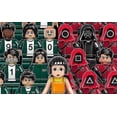 thumbnail image 2 of 12pcs Squid Game Characters Restore The Scene Miniature Small Building Blocks-Vinsniv, 2 of 2