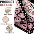 thumbnail image 4 of Pink Halloween Spooky Ghost Decorative Garden Flag Hey Boo Spider Web Yard Outside Home Decoration Funny Polka Dots Burlap Outdoor Small Decor Double Sided 12 x 18, 4 of 6