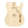 thumbnail image 2 of Electric Guitar Body Replacement, Single Pickup Hole Rugged Slick Blank Finish Walnut Wood Guitar Body  for Handcraft, 2 of 7
