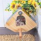 thumbnail image 5 of Indoor Breeding Cage Clear Bird Shelter Wooden Bird Nest+Perch Easy Installation Hanging Bird Nesting Box for Cage A, 5 of 5