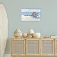 thumbnail image 3 of Stupell Industries Serene Beach Chairs Landscape Painting Gray Framed Art Print Wall Art, 24 x 16, 3 of 10