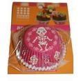 thumbnail image 2 of 2 X 50 Day Of The Dead, Pink Sugar Skeleton Dod Theme Cupcakes Baking Cups Cute!, 2 of 2