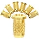 thumbnail image 3 of Guitar Bridge Buckle Guitar String Mounting Ferrules Electroplated Surface 0.7x0.6cm 6Pcs, 3 of 5