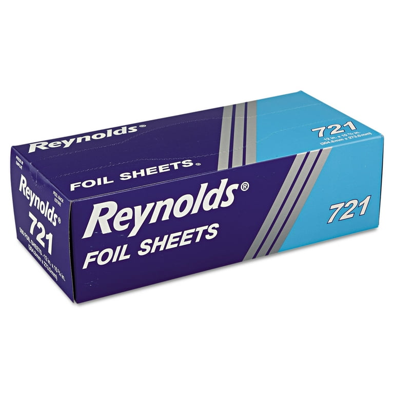 Interfolded Aluminum Foil Sheets, 12 x 10.75, Silver, 500/Box, 6 Boxes/Carton Interfolded Aluminum Foil Sheets, 12 x 10.75, Silver, 500/Box, 6 Boxes/Carton