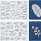 thumbnail image 1 of Paquete de 50 estabilizadores de costura a mano, lavables, solubles en agua, desprendibles, para máquina de bordado con patrón de flores, para amantes de la costura a mano., 1 of 3