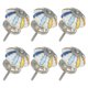 thumbnail image 1 of 6 Paquetes de Perillas de Cerámica, Perillas de Armario de Cerámica en Forma de Calabaza con Tornillo para Cajones de Closet, Armario y Vestidor, Naranja/Amarillo/Azul, 1 of 6