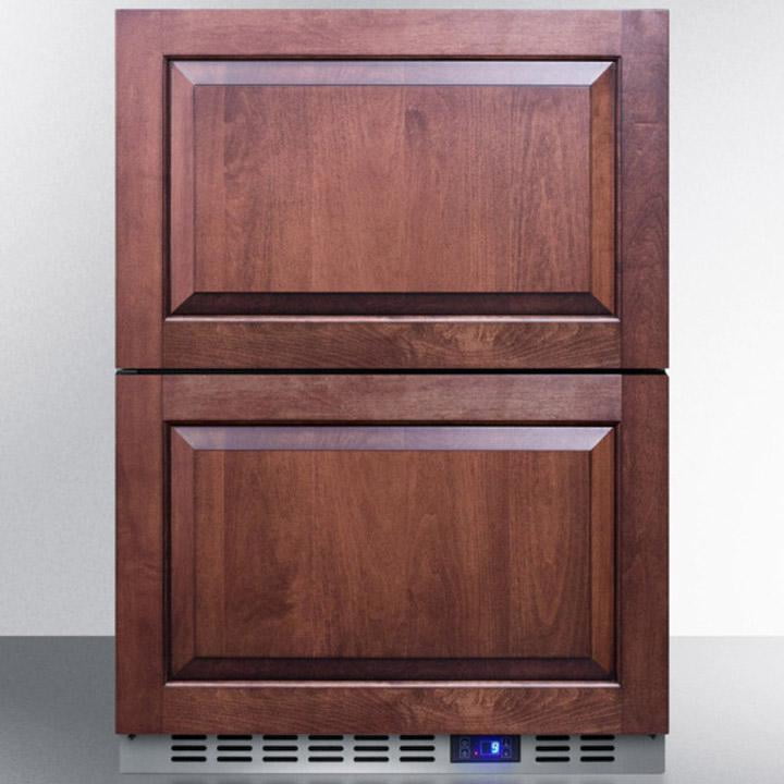 Summit Classic 24-Inch 3.4 Cu. Ft. Double Drawer Refrigerator