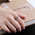 thumbnail image 4 of Sterling Silver Ring For Women Vintage Leaf Oxidized Adjustable Open Ring Anniversary Gift Idea For Daily Wear, 4 of 5