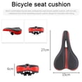 thumbnail image 2 of Reflective Shock Absorbing Hollow Bicycle Saddle Soft Mtb Cycling Road Mountain Bike Seat Bicycle Accessories, 2 of 6