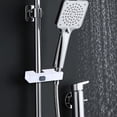 thumbnail image 6 of Adjustable Square Shower Head Holder Bracket for Rectangular Pipes - Rotatable Plastic Mount with Sliding Sleeve for Easy Height Adjustment in Modern Bathrooms Ciozy, 6 of 9