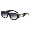 thumbnail image 1 of Gafas de sol pequeñas únicas con personalidad de moda, gafas de sol cuadradas vintage con cabeza de Medusa, 1 of 1