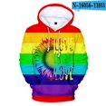 thumbnail image 1 of Free LGBT Flag Hoodies Sweatshirt For Lesbian Gay Pride Colorful Jacket For Gay Home r Gay Friendly LGBT Equity, 1 of 5