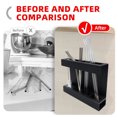 thumbnail image 3 of Chopsticks Straw Holder, Acrylic Straw Holder, Wall Mount Reusable Straw Holder Straw Storage Organizer with Adhesive Bottom Drainage for Kitchen Tabletop, 3 of 7