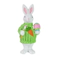 thumbnail image 1 of AMLESO Figurine de Lapin Miniature Résine Printemps Pâques Statue Sculpture Maison Bureau Vert, 1 of 8