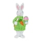 thumbnail image 1 of Figura de conejo de resina en miniatura, estatua de conejito de Pascua, ideal para estantería o escritorio. Verde, 1 of 9