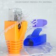 10/20/50Pcs RJ45 Caps Colorful Cat 7 TPU Boots Sheath Protective Sleeve