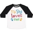 thumbnail image 3 of Inktastic My Gigi Loves Me Grandchild Boys or Girls Toddler T-Shirt, 3 of 5