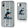 thumbnail image 7 of Miami Marlins Text Backdrop Clear iPhone Case, 7 of 7