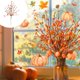 thumbnail image 4 of Decoraciones otoñales con bayas de calabaza - Flores artificiales de Acción de Gracias y Halloween para la decoración del hogar, 4 of 6