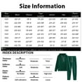 thumbnail image 3 of Kids Sweatsuit Girls Boys 2 Piece Tracksuit Outfits Long Sleeve Hooded Sweatshirt and Jogger Sweatpants Clothing Sets,Green 7-8 Years, 3 of 3