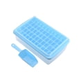 thumbnail image 1 of Bewildely Bandeja de cubitos de hielo con tapa, máquina de hielo de plástico para bebidas, barra de fiesta, fácil liberación, accesorios de cocina Barra de herramientas Azul Bewildely HA084378-03, 1 of 6