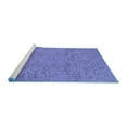 thumbnail image 2 of Ahgly Company Machine Washable Indoor Rectangle Abstract Blue Modern Area Rugs, 5' x 8', 2 of 4