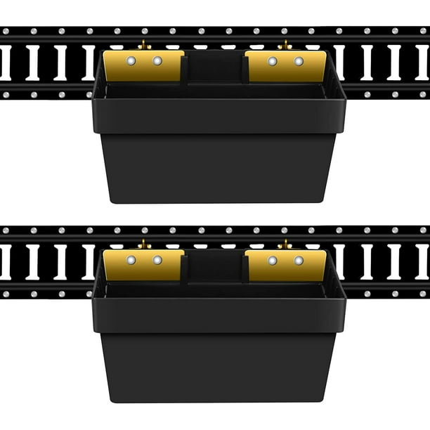 ENKERN 2 Pack ETrack Basket Storage Bin E Track Box for Tool
