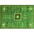 thumbnail image 1 of Ahgly Company Indoor Rectangle Abstract Green Modern Area Rugs, 3' x 5', 1 of 4