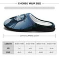 thumbnail image 2 of Corpse Bride Mens Cozy Memory Foam Slippers Slip On Warm House Shoes Indoor/Outdoor Scuff, 2 of 8
