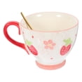 thumbnail image 3 of 1 Set Ceramic Mug with Spoon Cereal Mug Coffee Mug Breakfast Cup Coffee Cup, 3 of 9