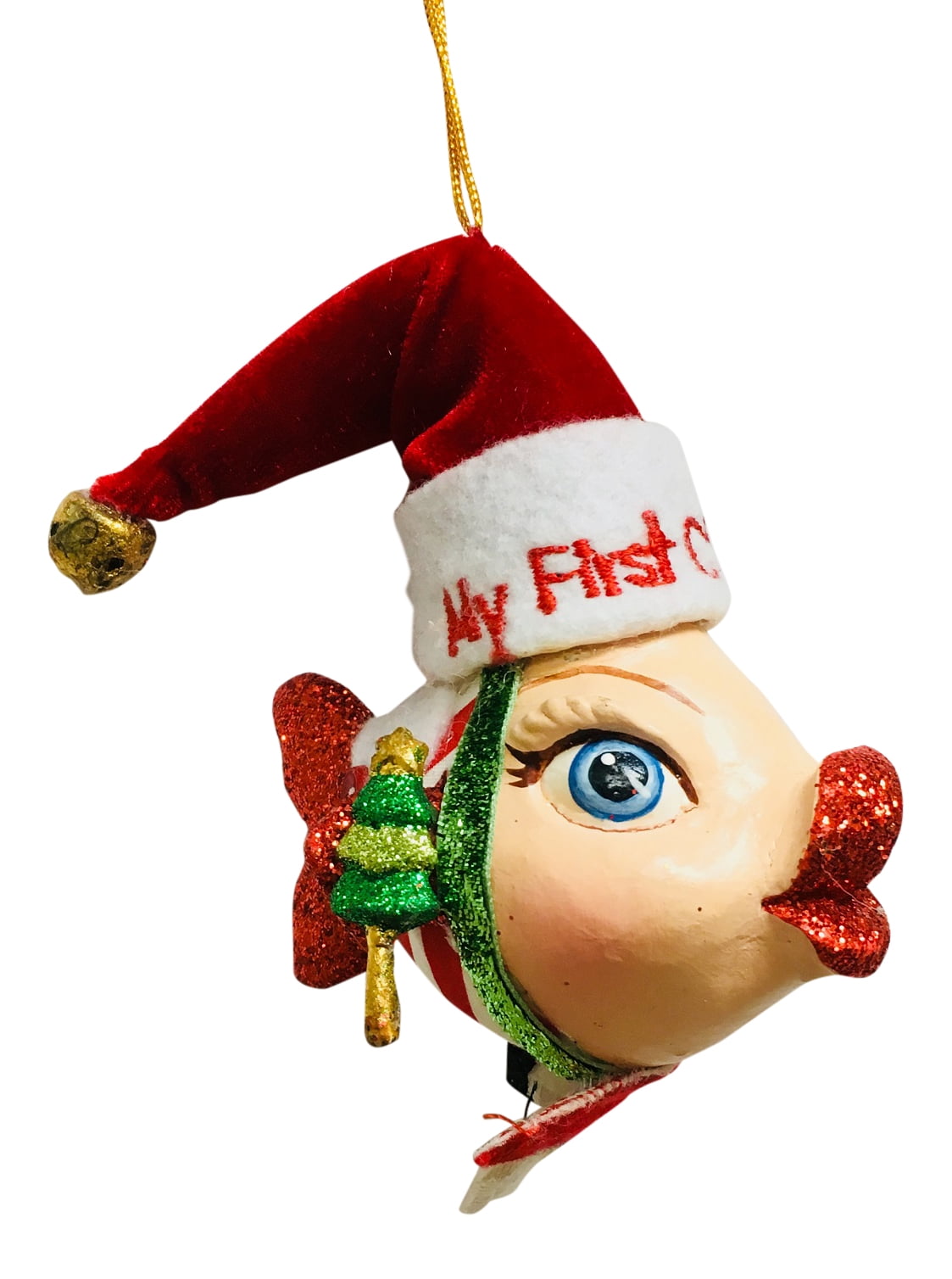 walmart belham living on Babys First Christmas Kissing Fish Red Fins Holiday Ornament Walmart Com Walmart Com