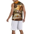 thumbnail image 2 of Sikiie Modern Floral Guinea Pig Basketball Jersey Reversible Men's Mesh Athletic Sports Shirts Training Practice S-4XLMedium, 2 of 6