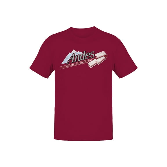 Officially Licensed Andes Mint Chocolate Candy Bars Men's T-shirt