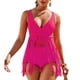thumbnail image 1 of Traje de baño con borlas, traje de baño con flecos Traje de baño con flecos y cuello en V Traje de baño para mujer Diseño aerodinámico, 1 of 6