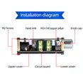 thumbnail image 4 of Placa amplificador XY-C100L 100WX2 compatible con la aplicación Modulador audio control Azul, 4 of 9