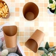 thumbnail image 6 of HYG French Fries Holder Charcuterie Cups Disposable French Fry Cup Kraft Paper Appetizer Cups Food Trays Paper Cones for Christmas Wedding Party, 50 Pcs 14 oz Brown, 6 of 6