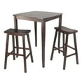 thumbnail image 1 of Winsome Inglewood 3PC High Table Set with Saddle Seat Stools, 1 of 5