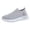Gray, variant on Women's Orthopedic Walking Shoes 2026 Arch Support Antiskid Slip on Running Shoes Breathable Mesh Knit Sneakers Black Size 9