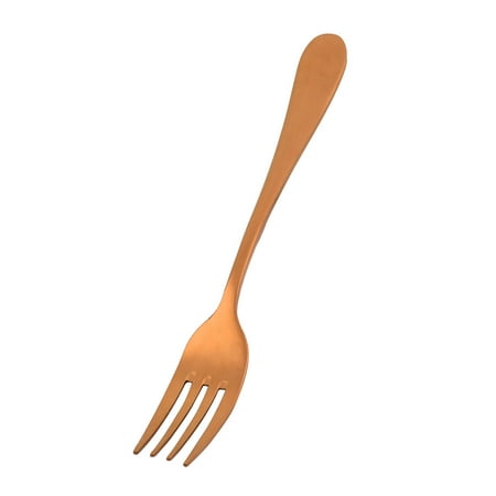 Bronze Fork - HONG HAN Authorized Home Kitchenware Fruit Dessert Salad Cake Fork Copper Tone