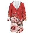 thumbnail image 4 of MEICHEN Bath Robes for Women Trendy Long Spring Fashion Long Sleeve Winter Bathrobe Women's Essentials Summer Loungewear, 4 of 5