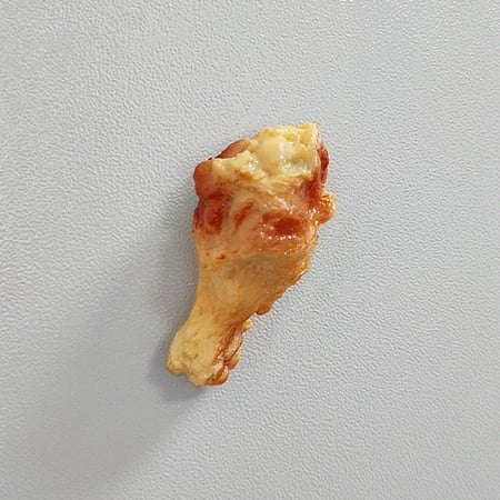

3D Cute Chicken Wings Home Decoration Meat Kitchen Decorate Simulation Food Fridge Magnets Refrigerator Paste Magnetic Paste 9