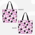thumbnail image 2 of Easygdp Pink Girl Halloween Bolsa Tote para Mujer, Bolso de Hombro para Trabajo, Playa, Viajes, Compras y Supermercado, 2 of 7