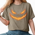 thumbnail image 2 of Godom Halloween Shirts for Women Funny Pumpkin Printed Cute T Shirts Graphic Tops Fall Tee Fashion, 2 of 7