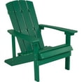 thumbnail image 2 of Flash Furniture Charlestown All-Weather Poly Resin Wood Adirondack Chair in Green, 2 of 5