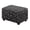 Celestial Sun Moon Stars, variant on Xixirimido Butterfly Retro Boho Mandala Pattern Ottoman Cover Rectangle Footrest Ottoman Slipcovers Footstool Cover Form Fit Stretch Ottomans Protective Cover for Living Room, Large