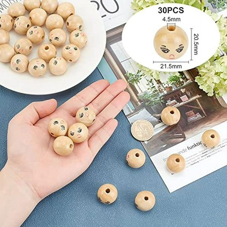 120pcs Natural Wood Beads Burlywood Beads Round Wooden Loose Beads 6mm in  Diameter 2mm Hole Wooden Craft Beads Macrame Beads Loose Spacer Beads for  Macrame Craft Making 