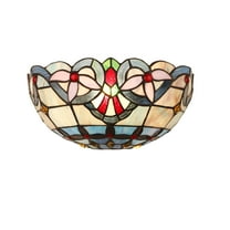 RADIANCE Goods Victorian-Style 1-Light Dark Bronze Finish Wall Sconce 12" Shade