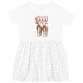 thumbnail image 3 of Inktastic Christmas Farm Goat Girls Toddler Dress, 3 of 5